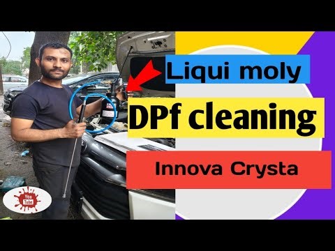 DPf cleaning Innova Crysta Full prosess.by Liqui moly cleaner.