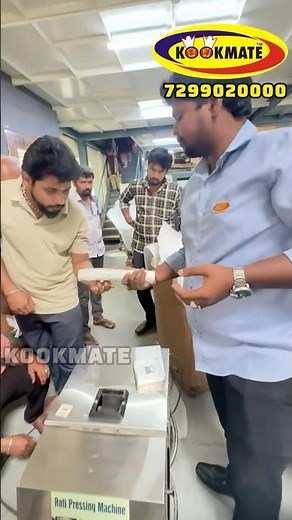 Demo in Table Top Chapati Making Machine | Semi Cooked Roti Pressing Machine | Automatic Chapati