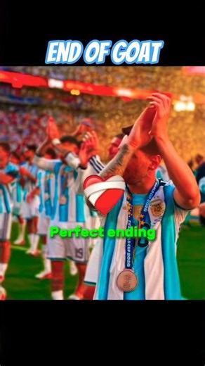 Messi's perfect ending ❤️‍🩹🔥| 4k edit 🥶| #viral #football #messi #meme #shorts