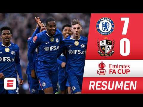 El CHELSEA no tuvo piedad de PORT VALE, lo aplastó 7-0 y consiguió boleto a la semifinal | FA Cup