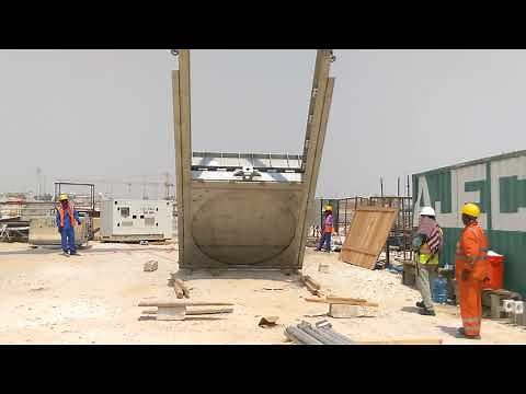 Penstock installation