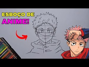 Aprenda o Esboço Base para Desenhar Anime!