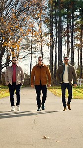 Complete the look with these shirt jacket essentials. #jacketseason #manjacket #layeringseason #layering | GRAFIC