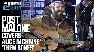 Post Malone Covers “Them Bones” Live on the Stern Show - The Global Herald