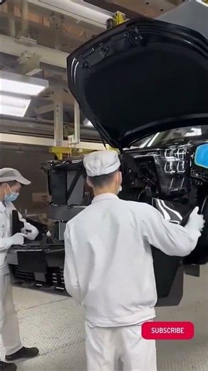 The Secret Behind Mass Car Production #carmanufacturing #engineering #smartfactory