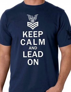 Lead from the front, get your FCPO merchandise from Navy Crow today! Because yes, Seaman Schmuckatelli still needs to be told to cut his damn hair. https://goo.gl/JGeGhk | Navy Crow