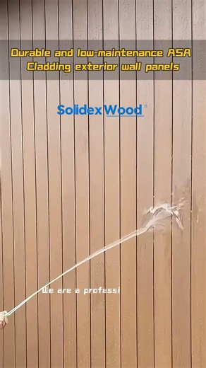 Durable and low-maintenance ASA Cladding exterior wall panels #b2bsupplier #wood #diy
