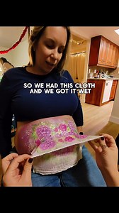 Belly painting idea! Just experimenting here :) belly paintings are so fun to make memories during pregnancy. We decided to make a watercolor looking image transfer using a cloth. I think this would be so cute for a shadow box or page in a scrapbook 🥹 preserve those memories. #bellypainting #newidea #pregnancy #crafting #painting #satisfying #facepainter | Squishy Doodle Face Painting