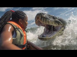 MASSIVE ANACONDA ATTACKS WOMAN IN AMAZON RIVER - Epic Survival Story. Live Sound