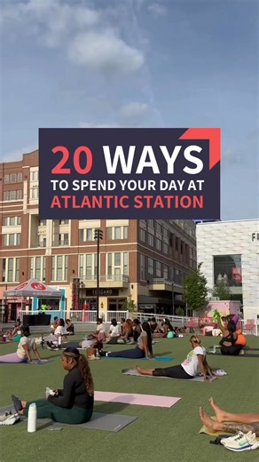 1.2K views | This year marks Atlantic Station's 20th Anniversary, and, to celebrate, we're sharing 20 Ways to Spend Your Day at Atlantic Station! ⁠ ⁠ Way to Spend Your Day #3: A wellness extravaganza! Hit up a Wellness Wednesday class and then head to Salata afterwards for a refreshing post-workout meal! 綾 | Atlantic Station | Facebook