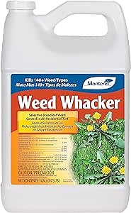Monterey - Weed Whacker Weed Killer - Selective Broadleaf Weed Killer for Lawns - Kills 140+ Weed Types - Apply Using Sprayer - 1 Gallon Concentrate