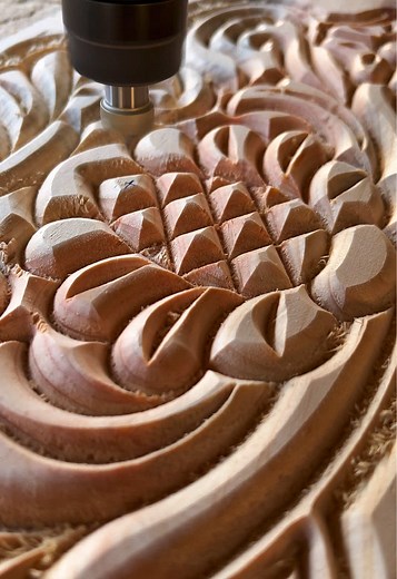 CNC Router Masterpiece | Unbelievably Satisfying Wood Carving ASMR #CncCutting #Woodwork #CncCraft #CncProject #craftsmanship