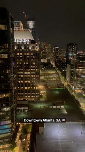 The beautiful night in Atlanta, GA have you been here? #city #usa #atlanta #explore #viral