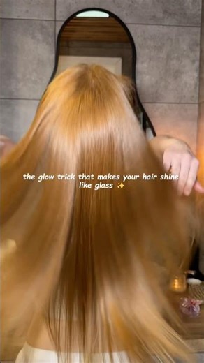 The glow trick that makes your hair shine like glass