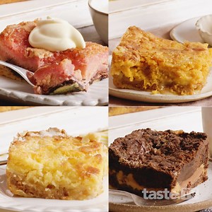Made with condensed milk, these cakes are the easiest ever to make. Just dump the ingredients in the pan! Get the recipe: https://www.taste.com.au/articles/dump-cakes-new-baking-trend/tq9mbru9 | Taste.com.au