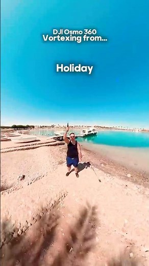 DJI Osmo 360 | Vortexing from Home to Holiday #shorts