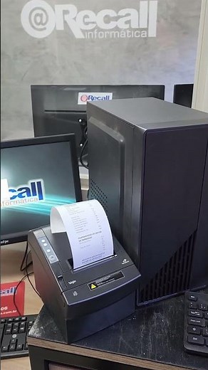 Mais um ponto de venda instalado impressora térmica elgin i8 seu pdv #recallinformatica #Elgin #pdv