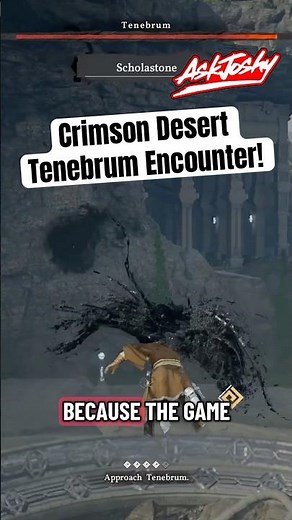 Crimson Desert Tenebrum Encounter Tip 🪽 Gameplay Clip Help Guide How To Beat #crimsondesert #rpg