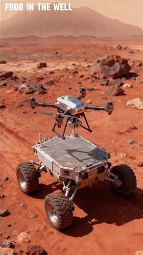 Mars drone carrier #Exploring Mars #Mars rover