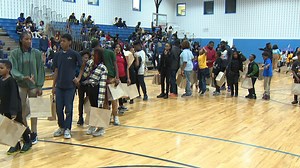 Billionaire brings truckloads of sneakers to DC kids in need | Get Uplifted