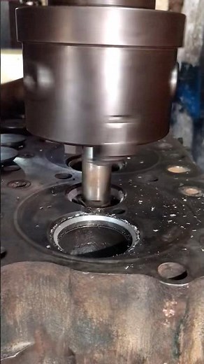 Amazing skills head Valve boring and honing technique #expert #automobile #ytshorts #shortsfeed #yt
