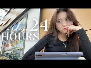 24 hours of a neuroscience major 🧠 | 5am, stuDYING, volunteer, exams