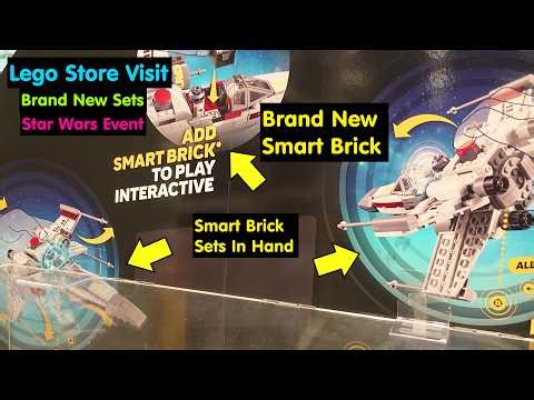 Lego Store Tour | Smart Brick In Hand | Star Wars Lightsaber Event | Brand New Sets On Display