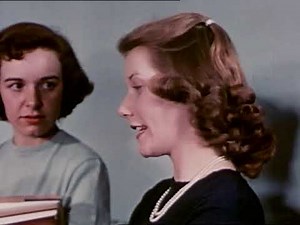 Typical Life of a Teenage Girl in High School and University (1950s)