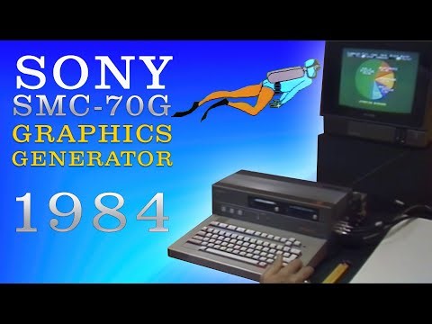 Sony SMC 70G Graphics And Character Generator 1984