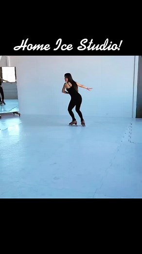 Home Ice Studio Training with Polyglide Synthetic Ice