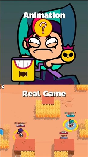 Animation vs Real game || #brawlstars #gaming #trend #brawl #supercell #animation