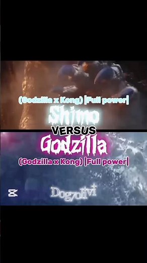 Shimo (GXK) vs Godzilla (GXK) #godzillaxkongthenewempire