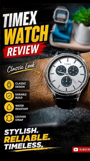 Timex Panda dial watch #Timex watch Review #trending #shorts #fashion #The watch Temple ⌚