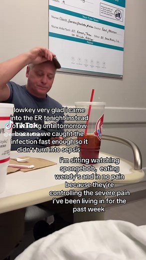 lowkey so grateful to have a doctor who understands how bad an infected ruptured abscess is #abscess #chronicillness #giissues #hospital #emergencyroom