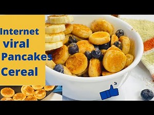 Vegan Pancake Cereal ( how to make pancake cereal)