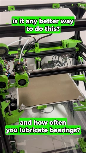 3D Printer Rail Lubrication
