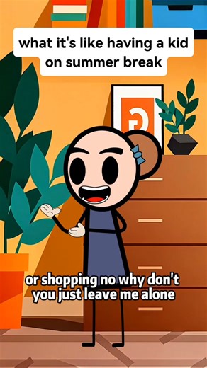 10K views · 144 reactions | What it's like having a kid on summer break #foryousofTikTok #teensbelike #teenagers #mom #parents #teens #usa #funny | Jay Animation Fun | Facebook