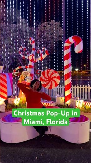 Christmas wonderland ￼pop-up in Miami 🎄🎅🌴