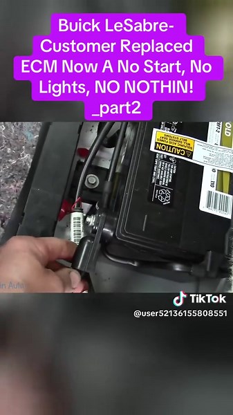 Buick LeSabre No Start No Lights After ECM Replacement — Quick Troubleshoot