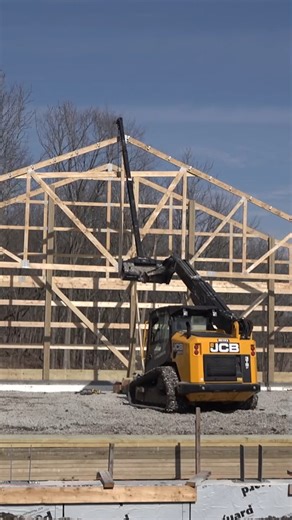 Securing Large Trusses | MR Post Frame