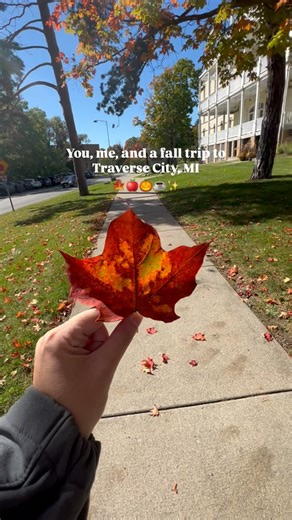 From winding backroads painted in oranges and golds to fresh apples, local wine, and cozy downtown finds, fall in Traverse City feels like it was made just for you. ❤️ | Traverse City Tourism