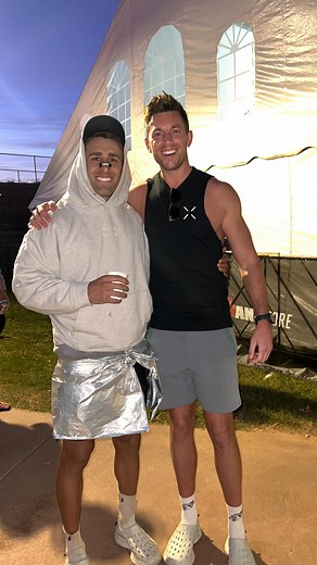 Just Show Up 👏🏻 One thing I was taught early in life: show up. For your family, for your friends, for the people you care about. When they do big things, you don’t ask, you just show up. Huge congrats to @joeymiuccio for racing, crushing, and becoming an Ironman 💪🏻 | PilotPete.Fly