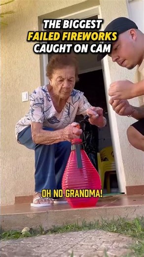 Everyone PLEASE be careful tomorrow! 😬💥 #fireworks #fails #failvideo #happynewyear #2026 #funny