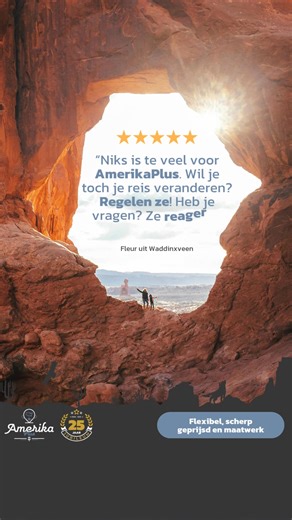 Ontdek onze autorondreizen en groepsrondreizen, zorgvuldig samengesteld door echte Amerika-specialisten. Profiteer van vroegboekvoordeel: hoe eerder je boekt, hoe beter! Of je het nu zeker weet, of nog twijfelt: wij zorgen dat jij met een gerust hart op reis gaat en bieden: ✅ Prijsgarantie ✅ Geld-teruggarantie ✅ Repatriëringsgarantie ✅ Soepele annuleringsvoorwaarden Boek nu en droom alvast weg! 🌍✈️ | AmerikaPlus