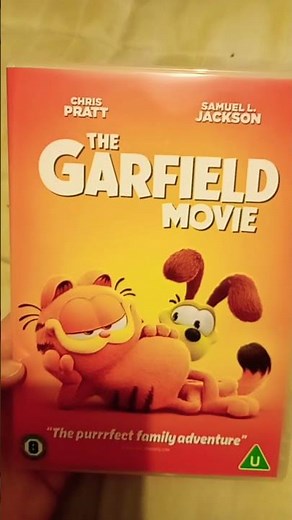 the Garfield movie 2024 movie dvd