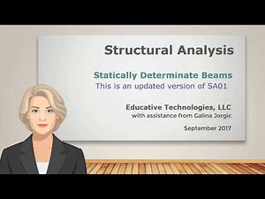 Statically Determinate Beams Video Lecture - Civil Engineering (CE)