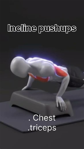 🔥 Incline Push-Ups | Beginner Friendly 💪…#InclinePushups #Pushups #ChestWorkout #Workout #Fitness