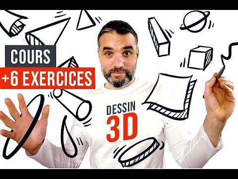 Le dessin en 3D : Techniques basiques pour tout construire dans l'espace (6 exercices pratiques)