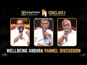 Wellbeing Andhra Panel Discussion at Way2 News Conclave 2025 | Vijayawada | Shreyas Media