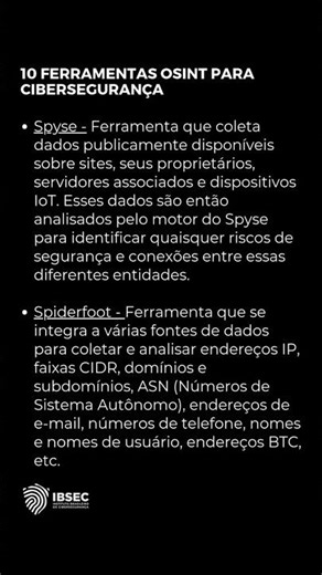 10 Ferramentas OSINT